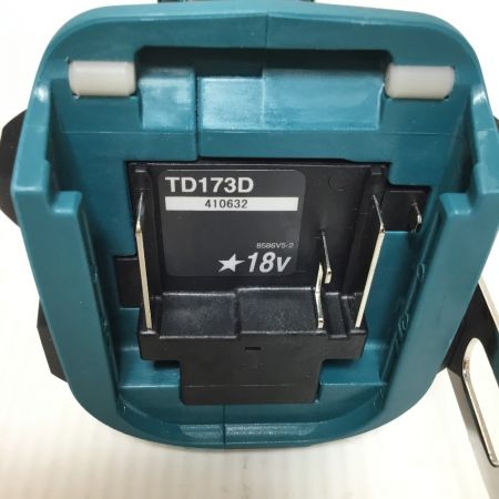  MAKITA マキタ インパクトドライバ 未使用品(S) ケース付 コードレス式 18v TD173D ブルー
