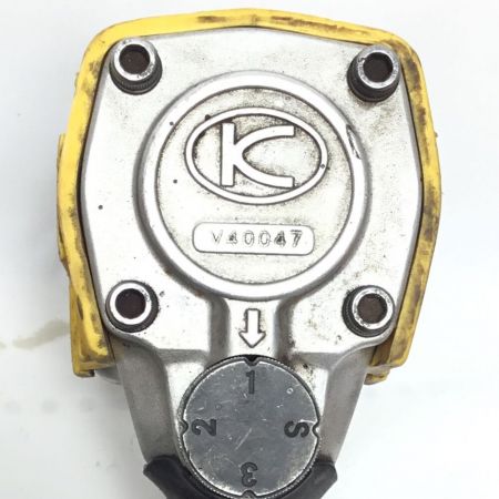  空研工業 エアインパクトレンチ 常圧 本体のみ 程度B KW-2500pro イエロー