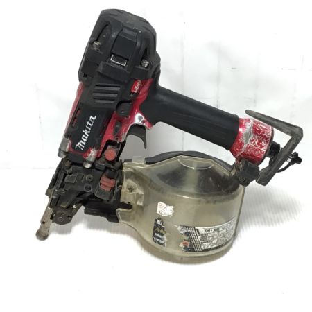  MAKITA マキタ エア釘打ち 高圧 ケース付 程度B キズ・はがれ有 AN636HM レッド×ブラック