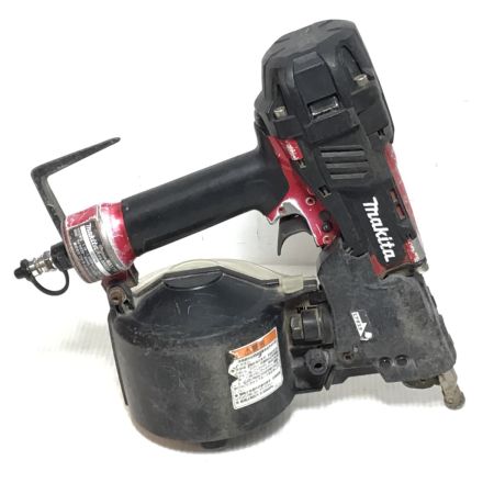  MAKITA マキタ エア釘打ち 高圧 ケース付 程度B キズ・はがれ有 AN636HM レッド×ブラック