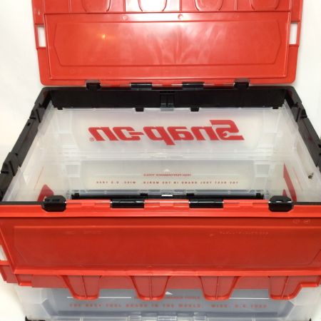  Snap-on スナップオン 折りたたみコンテナ 程度A BWL73300C レッド×ブラック