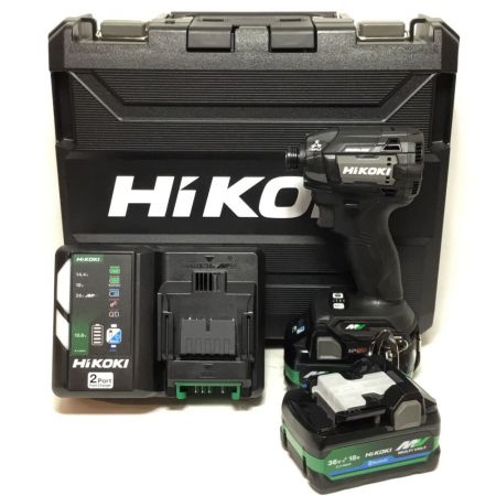  HiKOKI ハイコーキ インパクトドライバ 36v 付属品完備 未使用品(S) WH36DD ブラック