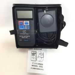 ΘΘ KYORITSU 共立電気計器  デジタル照度計 MODEL5202 Bランク