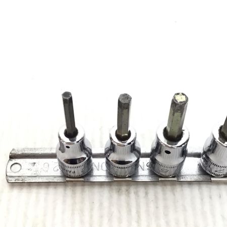  Snap-on スナップオン ソケット6本セット 程度C 4-10 軸グラつき有・6mm先端ネジ曲がり有・5mm斜めになっている  FAM