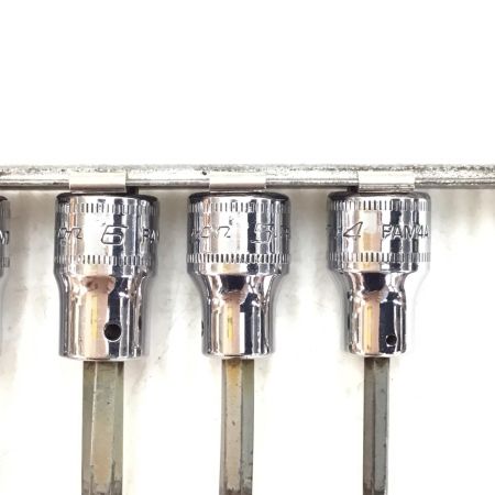  Snap-on スナップオン ソケット6本セット 程度C 4-10 軸グラつき有・6mm先端ネジ曲がり有・5mm斜めになっている  FAM