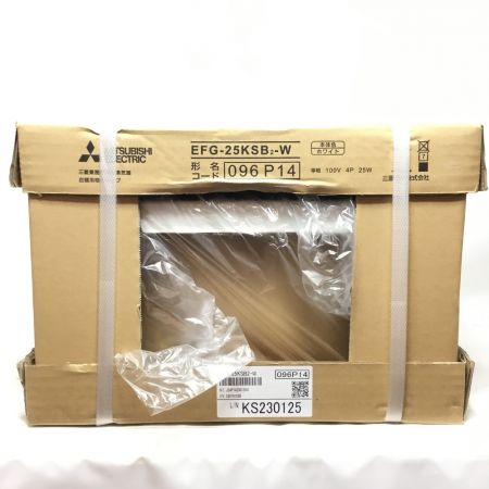  MITSUBISHI ミツビシ 産業用換気送風機 [本体]有圧換気扇 未使用品3 EFG-25KSB2-W
