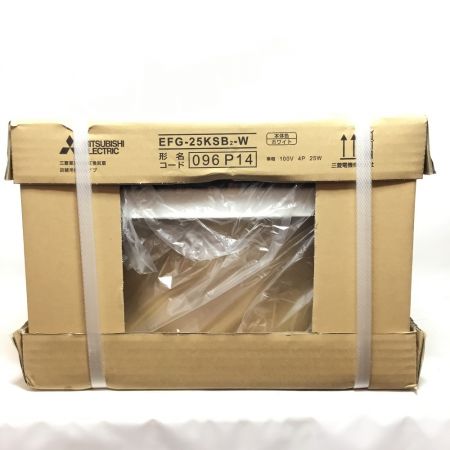  MITSUBISHI ミツビシ 産業用換気送風機 [本体]有圧換気扇 未使用品4 EFG-25KSB2-W