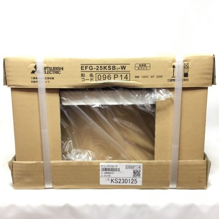  MITSUBISHI ミツビシ 産業用換気送風機 [本体]有圧換気扇 未使用品4 EFG-25KSB2-W