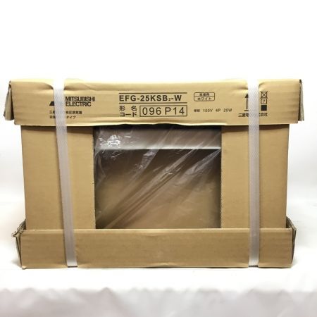  MITSUBISHI ミツビシ 産業用換気送風機 [本体]有圧換気扇 未使用品6 EFG-25KSB2-W