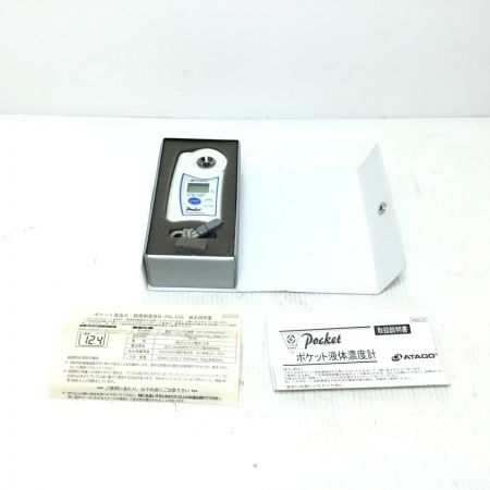  ATAGO ポケット食塩水・融雪剤濃度計 程度B ケース付 PAL-03S