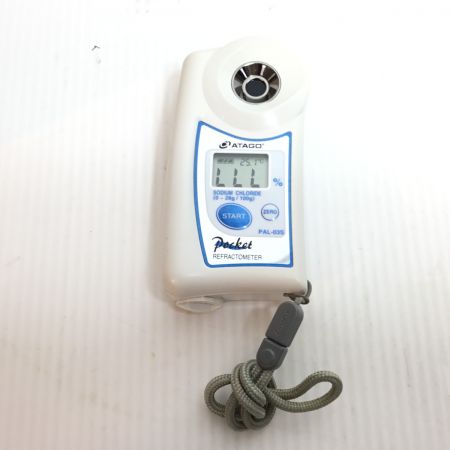  ATAGO ポケット食塩水・融雪剤濃度計 程度B ケース付 PAL-03S