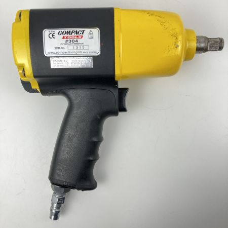  COMPACT TOOL 12.7ｍｍ 常圧 エアインパクトレンチ 本体のみ #304 イエロー