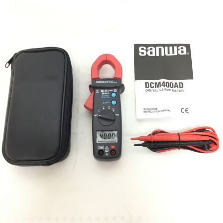  SANWA 三和電気計器 クランプメーター ケース付2 DCM400AD