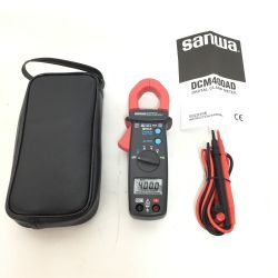 ΘΘ SANWA 三和電気計器 クランプメーター ケース付 DCM400AD Aランク