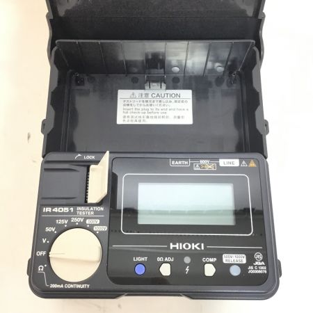  HIOKI 日置電機 絶縁抵抗計 本体のみ IR4051 グレー