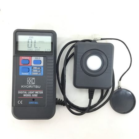  KYORITSU  共立電気計器 デジタル照度計 MODEL5202 ケース付4