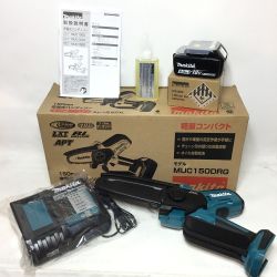 ΘΘ MAKITA マキタ ハンディソー 未使用品(S) 充電器・充電池1個付 コードレス式 150mm 18v MUC150DRG ブルー Sランク