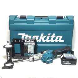 ΘΘ MAKITA マキタ ベルトサンダ 9mm 18v 充電器・充電池1個・ケース付 未使用品(S) BS180DRG ブルー Sランク