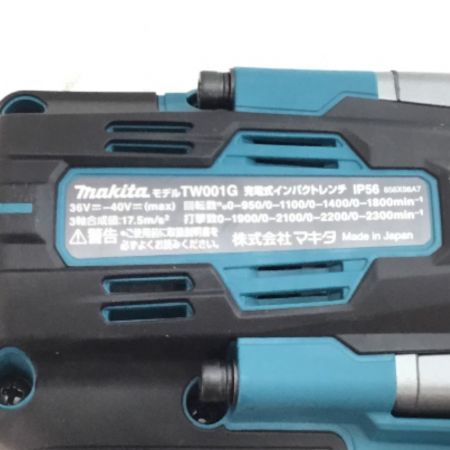  MAKITA マキタ インパクトレンチ 40v 未使用品(S) ケース付 TW001G ブルー