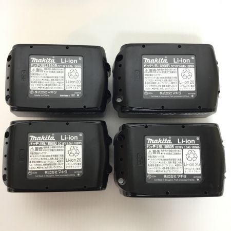  MAKITA マキタ バッテリー 未使用品(S) 18v 4個セット BL1860B