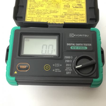  KYORITSU デジタル接地抵抗計 程度B ケース付・付属品 KEW4105DL