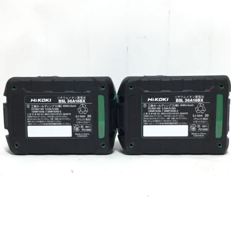  HiKOKI ハイコーキ インパクトドライバ 36v 充電器・充電池2個・ケース付 程度A WH36DD