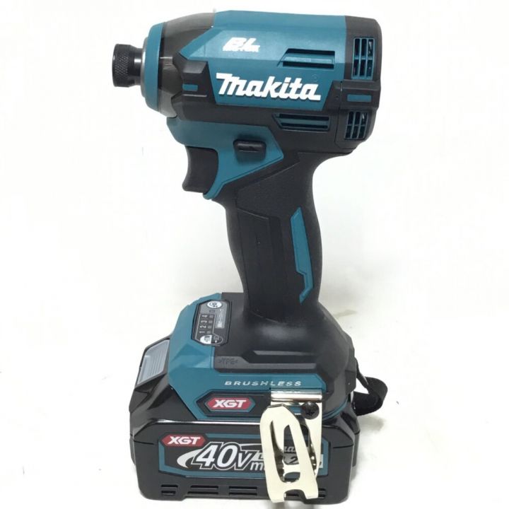 MAKITA マキタ インパクトドライバ 40v 未使用品 充電器・充電池2個・ケース付 TD003GRAX ブルー｜中古｜なんでもリサイクルビッグバン