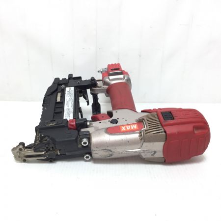  MAX マックス エアネイラ 程度B 本体のみ 高圧 HA-50F1 レッド