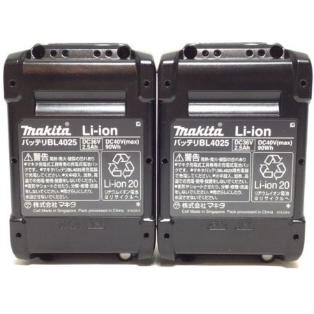  MAKITA マキタ 充電式ジグソー 40v 充電器・充電池2個・ケース付 未使用品(S) JV002GRDX ブルー