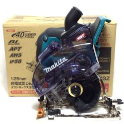 ΘΘ MAKITA マキタ 防じん丸のこ 125mm 40v 本体のみ 未使用品(S) KS004GZ ブルー Sランク