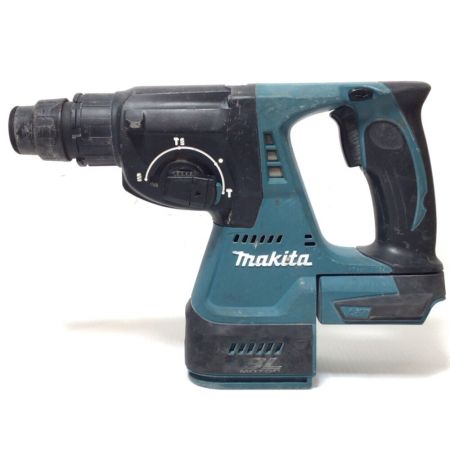  MAKITA マキタ ハンマドリル 18v 充電器・充電池2個・ケース付 コードレス式 程度C HR244D ブルー