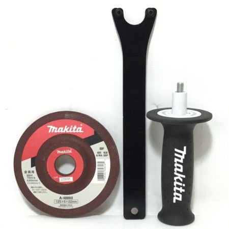  MAKITA マキタ ディスクグラインダー 40v 充電器・充電池2個・ケース付 程度B GA001G ブルー