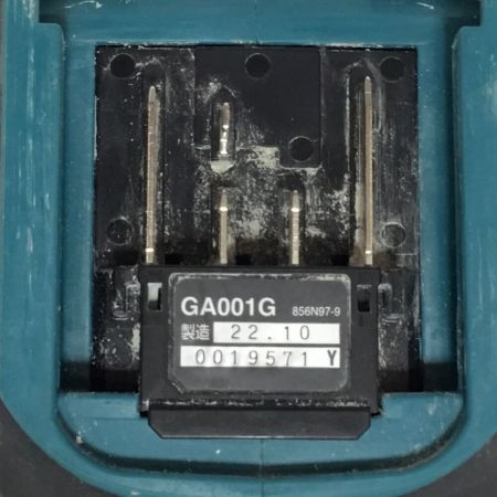  MAKITA マキタ ディスクグラインダー 40v 充電器・充電池2個・ケース付 程度B GA001G ブルー