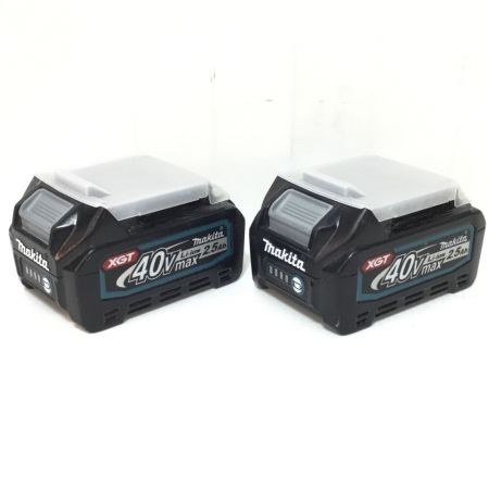  MAKITA マキタ ディスクグラインダー 40v 充電器・充電池2個・ケース付 程度B GA001G ブルー