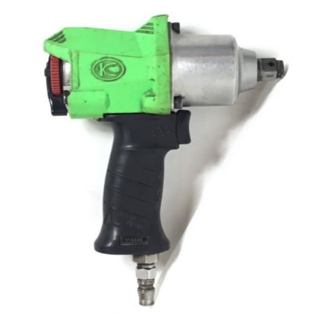  空研工業 エアインパクトレンチ 本体のみ キズ・ヨゴレ有 常圧 程度B KW-1600proX 黄緑