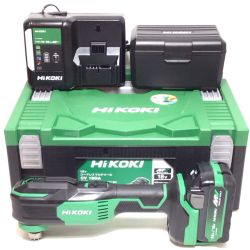 ΘΘ HiKOKI ハイコーキ マルチツール 充電器・充電池1個・ケース付 未使用品(S) CV18DA グリーン Sランク