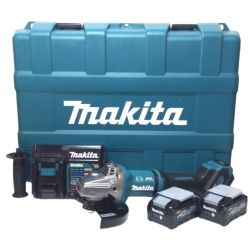 ΘΘ MAKITA マキタ ディスクグラインダー 40v 付属品完備 コードレス式 180mm 未使用品(S) GA037GRMX ブルー Sランク