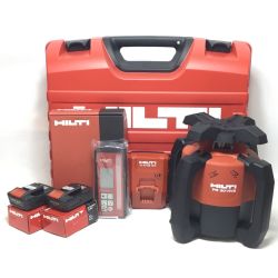 ΘΘ Hilti ヒルティ レーザー墨出し器 バッテリx2 充電器 受光器付 PR30-HVS A12 Sランク