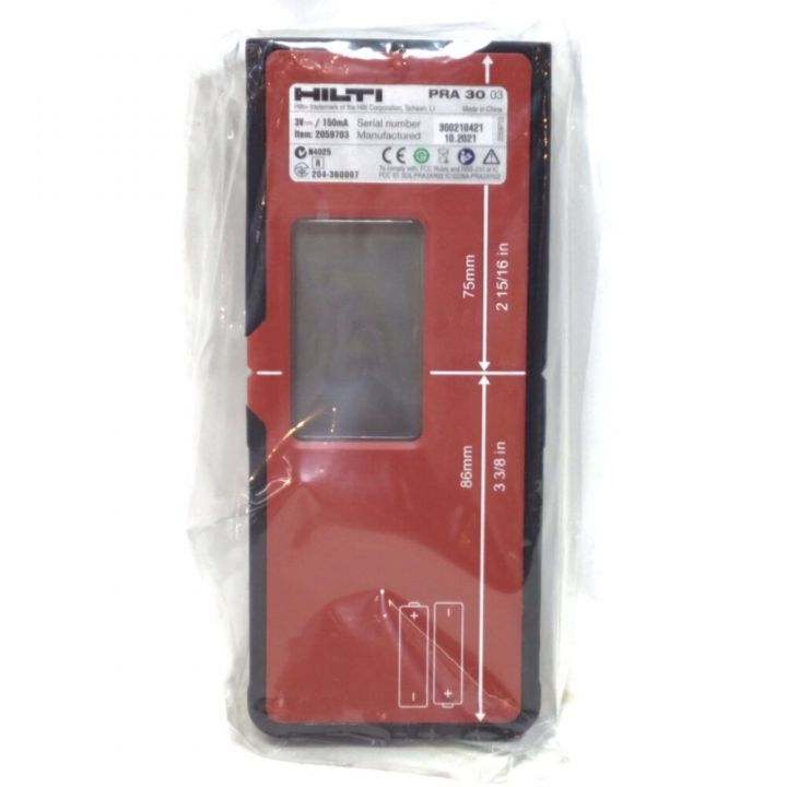 HILTI PRA 31 レーザー受信器（HILTI ヒルティ ローティングレーザー 