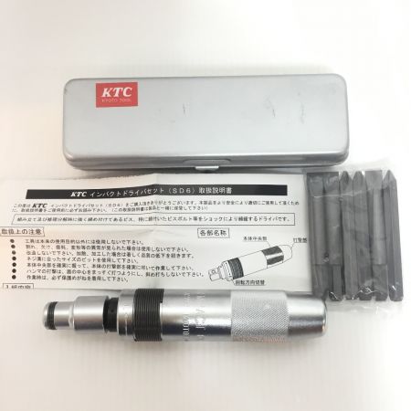  KTC ケーティーシー インパクトドライバ ビット・ケース付 SD6