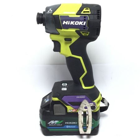  HiKOKI ハイコーキ インパクトドライバ 程度B 36v 充電器・充電池2個・ケース付 WH36DD イエロー