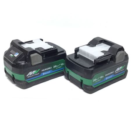  HiKOKI ハイコーキ インパクトドライバ 程度B 36v 充電器・充電池2個・ケース付 WH36DD イエロー