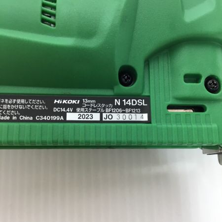  HiKOKI ハイコーキ 電動タッカ  ケース付 コードレス式 14.4v 未使用品(S) N14DSL グリーン