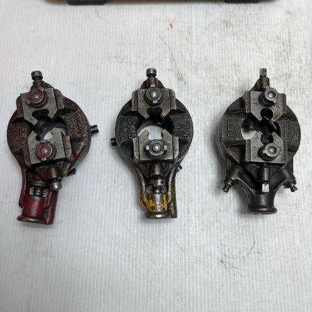 手動ねじ切り機 ヘット3個