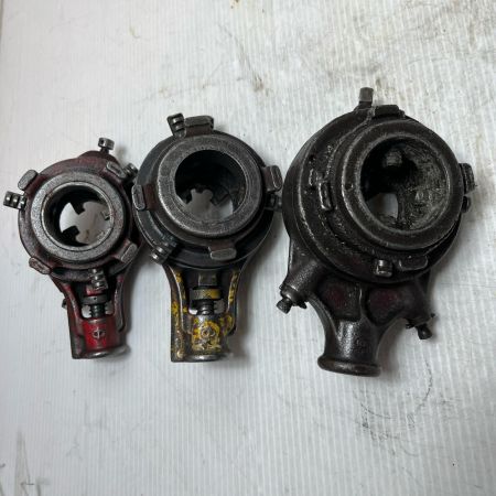 手動ねじ切り機 ヘット3個
