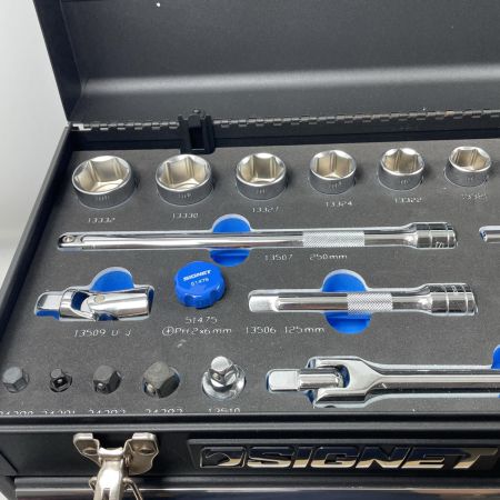 SIGNET ツールケースセット 800S-3722MBK ブラック ケースサビ有
