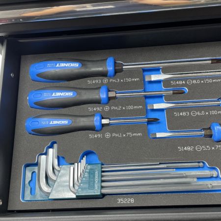 SIGNET ツールケースセット 800S-3722MBK ブラック ケースサビ有