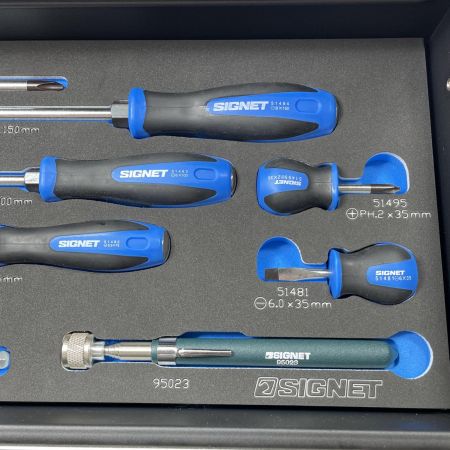 SIGNET ツールケースセット 800S-3722MBK ブラック ケースサビ有