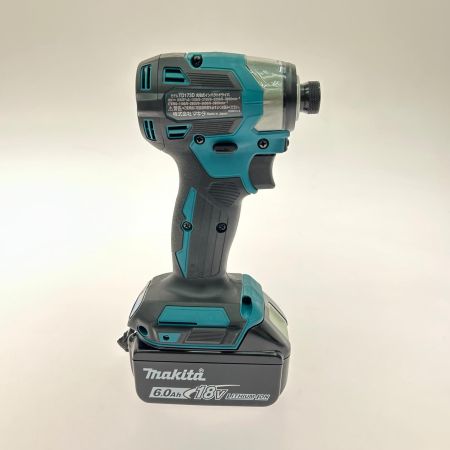  MAKITA マキタ インパクトドライバ コードレス式 18v 充電器・充電池2個・ケース付 TD173DRGX ブルー