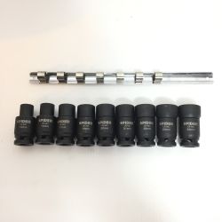 ΘΘ SPIDER スパイダーフレックススタビリティーインパクトソケット 9個セット 1/2 Cランク